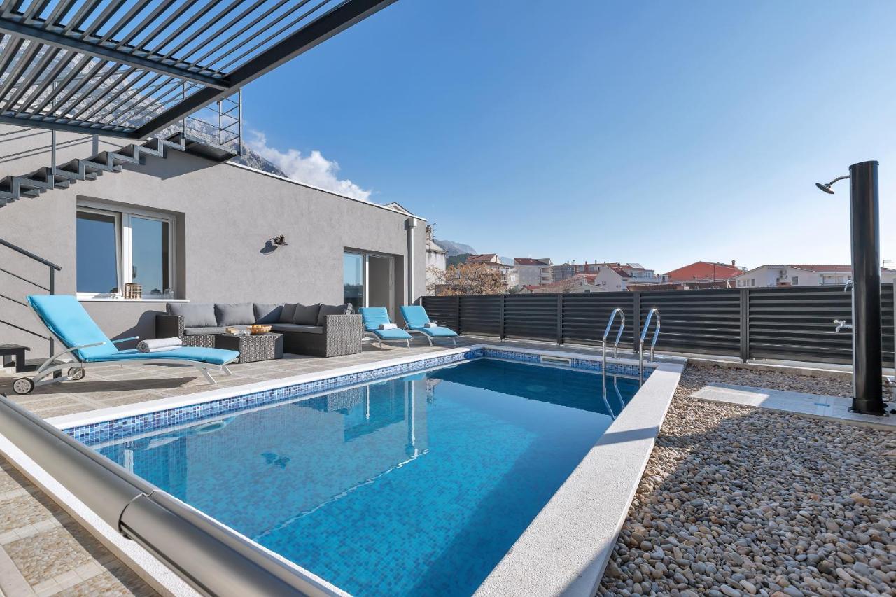 Apartment Lotte With Private Pool In The City Center! Макарська Екстер'єр фото